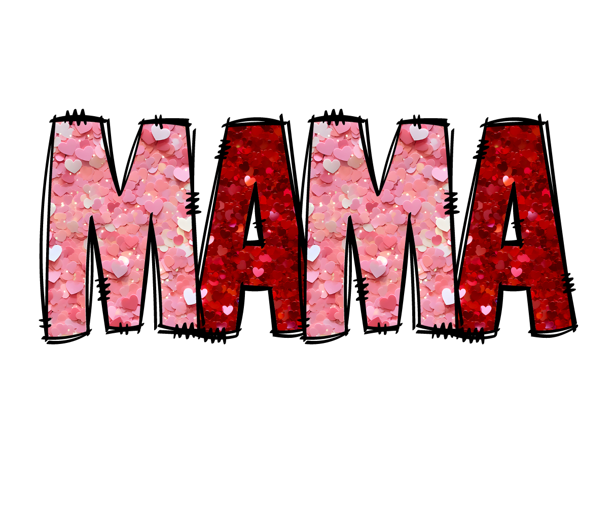 Motif "Mama Paillettes" Numéro d'art : DVD